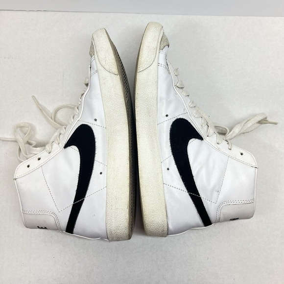 Nike Blazer Mid 77 Vintage White Black Mens 8.5 Retro 70s Style SkaterUrban